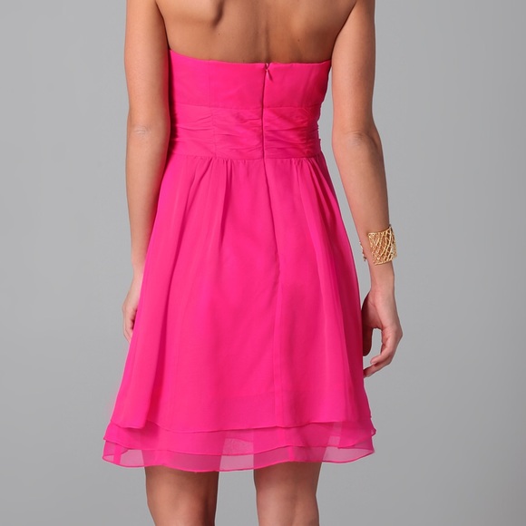 Nanette Lepore Silk Chiffon Dress - Picture 2 of 8